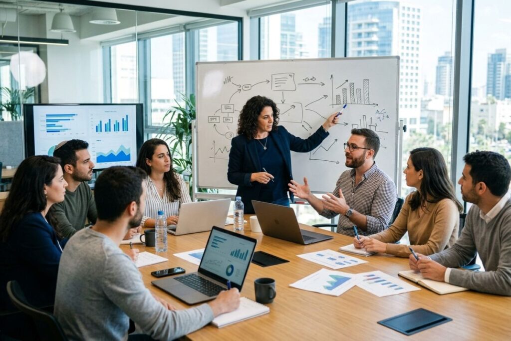 CRM עם הזמנות